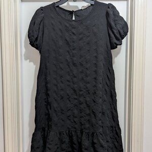 Black Short Sleeve Dress